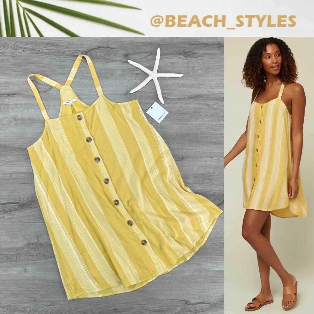 🔆O’NEILL🔆 DRAY JORDAN STRIPE DRESS - Picture 1 of 13